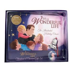 It's A Wonderful Life 75th Anniversary Storybook & Ornament Gift Set